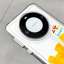 HUAWEI Mate 60 Pro用 透明ケース【高級感ある保護カバー・女性向け】