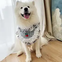 夏用手作り犬用エプロン【小中大型犬用・かわいいデザイン・よだれ付き】