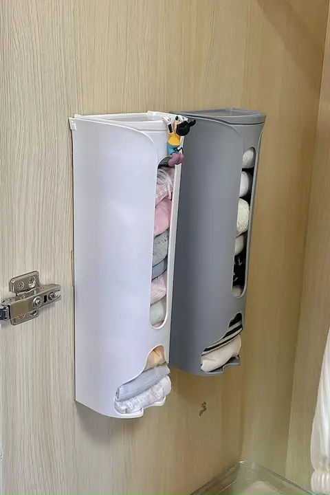 壁掛け収納ラック 下着 ソックス 収納ボックス クローゼット 整理整頓 一人暮らし 家庭用