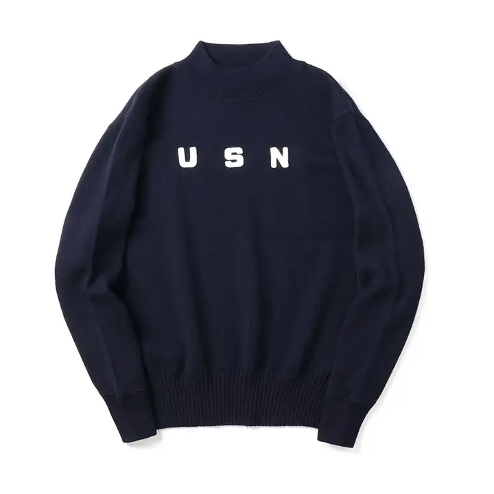 オーストラリアメリノウールニット【U.S.NAVYスタイル・長袖】