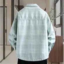 デニムシャツ メンズ オーバーサイズ 薄手 カジュアル アウター 春 秋 おしゃれ 学生