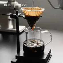 耐熱ガラス製ハンドドリップコーヒーポット【取っ手付き・家庭用】