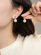 四葉のクローバーパールイヤリング【穴あけ不要・おしゃれなデザイン】