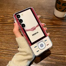 個性的なデザイン！透明なスマートフォンケース【Galaxy Sシリーズ対応・ソフトタッチ】
