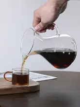 取っ手付きガラスコーヒーポット【目盛り付き・ドリップ式・コーヒー器具セット】