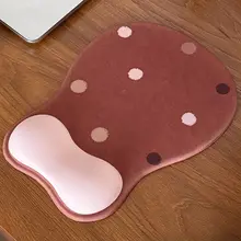 ドット柄リト付きマウスパッド【女性用・デスク用・ノートパソコン対応】