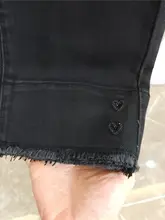 おしゃれなハイウエストデニムパンツ【八分丈・ストレート・ゆったりしたフィット】（セットアップ対応）