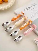 食洗機対応の子供用ステンレス製元宝スプーン【食品グレード・お子様用】