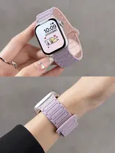 Apple Watch バンド レディース メンズ シリコン マグネット式 スポーツ 夏用 上品
