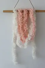 cottontime 新作 アーモンドミルク風 フリルレース付きソフトチュールスカートの袖口用素材