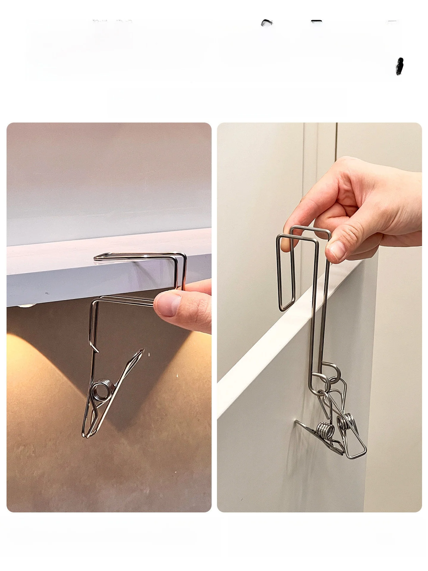 穴あけ不要のキッチン用フック：DIYでキッチンの収納を効率化するシンプルな解決策