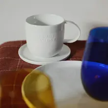 手作り 陶器製 彫刻マグカップ【フォレストデザイン】
