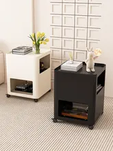 ナイトテーブル 家庭用 寝室 アイアン 創造的 移動 小型 収納キャビネット