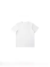ホワイトミニマルコットンTシャツ