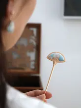 金魚と蝶のデザインの伝統工芸ヘアアクセサリー【髪飾り・イヤリング・バレッタ】（セットアップ対応）