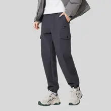 Camel 防水加工のフリース裏地付きワークパンツ【男女兼用・秋冬用・ハイキング】（セットアップ対応）