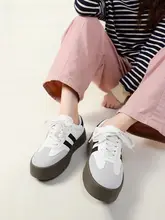 極上の柔らかさで快適！厚底スポーツシューズ【通気性・女性用・白色】