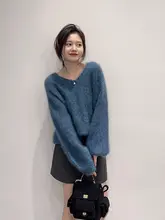 高級感あふれる秋冬用レディーストップスとスカートのツーピース（セットアップ対応）