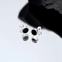 純銀製 メンズ ピアス【高級感・通勤用・カップル向け】