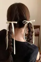 バタフライリボンヘアゴム＆クリップ【バレエスタイル・高級感あるヘアアクセサリー】