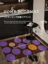 玄関マット ドアマット PVC 糸巻き 滑り止め 汚れにくい カット可能 高級感 上品 おしゃれ