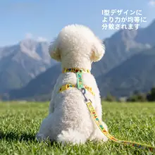 犬用 ハーネス リード 小型犬用 トイプードル ビションフリーゼ 猫用 散歩 ミニオンズ コラボ「Hoopet」