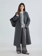 おしゃれなデザインのグレーゆったりカーディガン【秋冬用・極上の柔らかさ】（セットアップ対応）