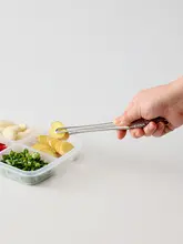 日本製304ステンレス製フードトング【韓国風焼肉用・耐熱・バーベキュー・肉用】