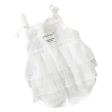 ペット用 夏用薄手タンクトップ＆チュニックドレス【猫・犬用・かわいいデザイン・メッシュ素材】