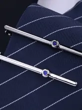 シンプルなデザインのメンズ用ネクタイピン【ビジネススタイル・金色・銀色】