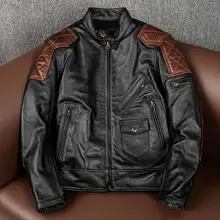 本革製 バイカー用ライダースジャケット【ハーレー風・秋冬用・プロテクター対応】