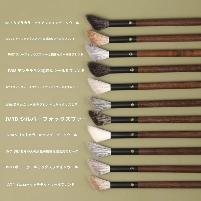 頬骨を隠すメイクに最適なグレーリス毛ブラシセットの使い方と効果