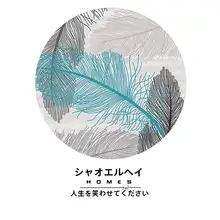 厚手北欧風 円形グレーラグ【リビング・寝室・書斎用・滑り止め付き】