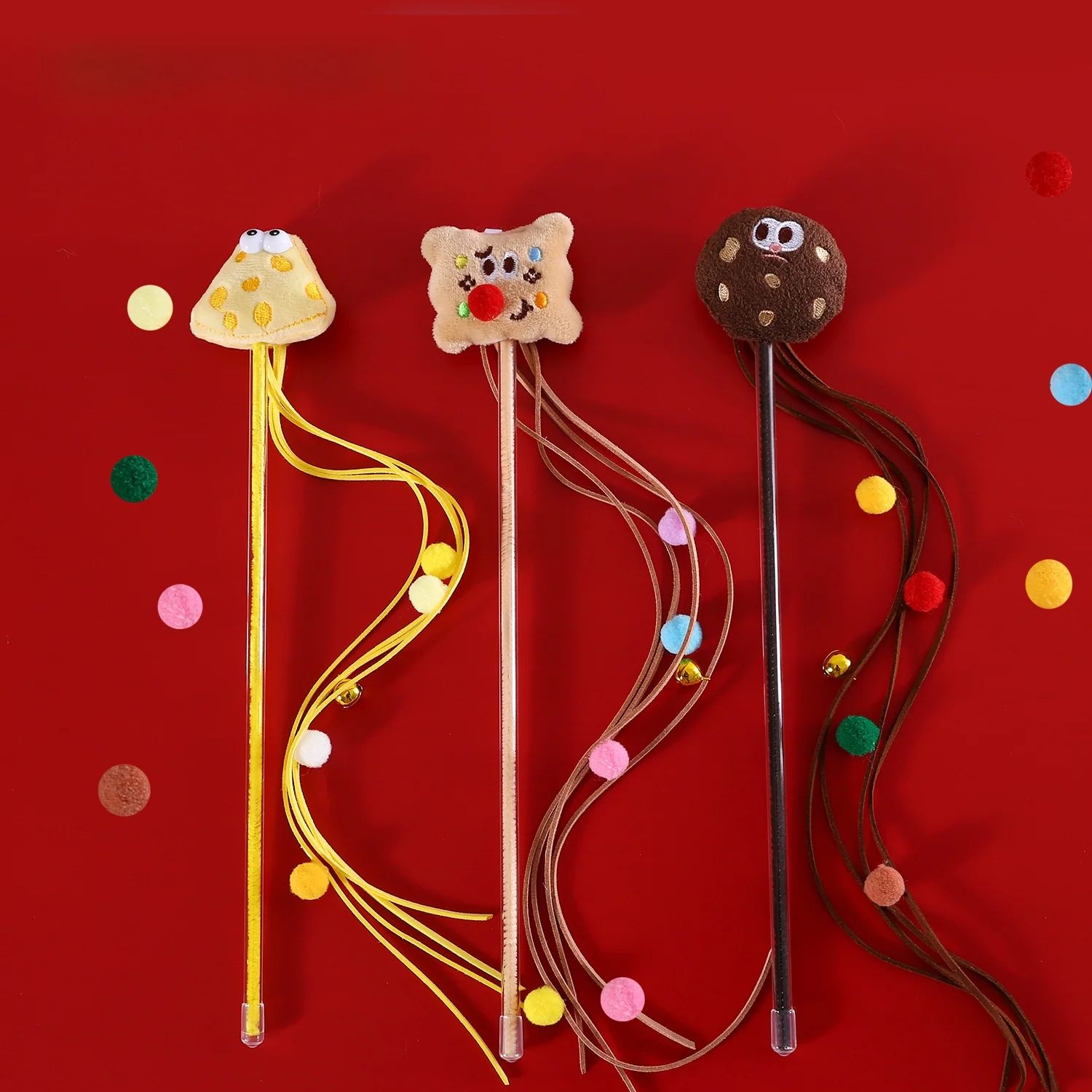 猫キャラクターおもちゃ：クリスピークッキー形でインタラクティブトレーニングを実現
