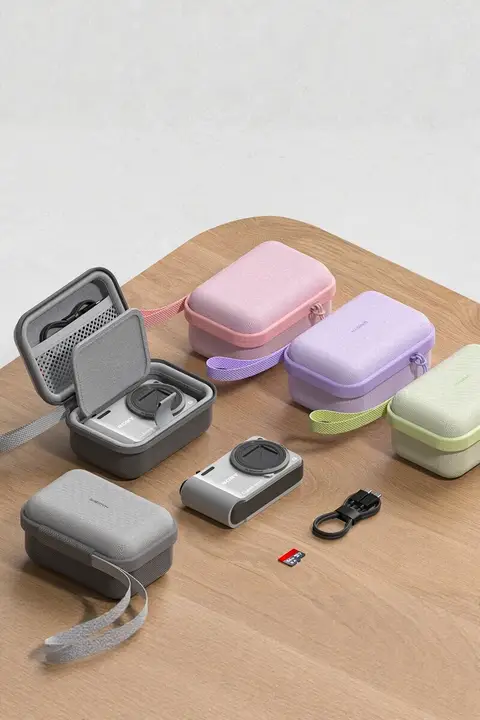 Hagibis カメラケース ハードケース CCDカメラ コンパクトカメラ 収納ポーチ 耐衝撃 かわいい 耐圧 衝撃吸収 ポータブルDAC 各種カメラ対応