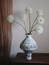 白色ダンデライオン風アートフラワー【リアルな造花・リビング用装飾】