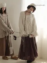 デザイン性のあるレースAラインチュールスカート【秋用・女性向け・スタイルアップ】