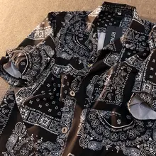 レトロデザインのカシュクール柄半袖シャツ【ユニセックス・ハワイアンスタイル】