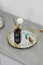 洗面台用長方形トレイ【モダンデザイン・化粧品収納・アロマディスプレイ用】