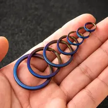 チタン合金キーホルダーリング【DIY用・アクセサリー部品】