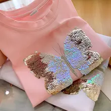 綿100% 子供用Tシャツ【女児・リボン付き・半袖・夏用】（セットアップ対応）
