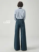 デニムパンツ レディース アメカジ ヴィンテージ 裏起毛 フレア 着痩せ 低身長向け マキシ丈 冬