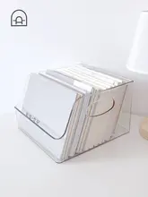 卓上用アクリル収納ボックス【透明・化粧品・本収納対応】