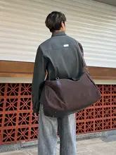 大容量スエード調スポーツバッグ【レジャー・男女兼用・旅行用】