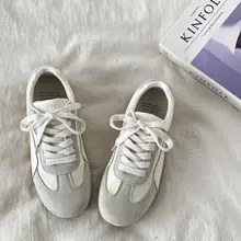 レディース ヴィンテージ風 軟底トレーニングシューズ【軽量・フラット・カジュアル】