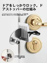 防犯用ドアストッパー【家庭用・ホテル対応・独居女性向け】