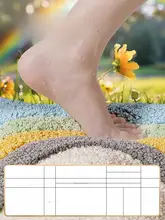 防滑水吸収バスルームマット【トイレ用・玄関マット・洗面所用】