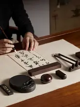 高級書道用具セット【毛筆・墨・硯・筆架・練習用紙・毛筆の初学者向け】（セットアップ対応）