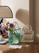 花瓶 透明 高級感 ラグジュアリー リビング 水耕器具 生花挿し 飾り