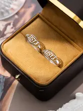 MBTIデザイン指輪【S925純銀・ユニセックス・個性的なデザイン】